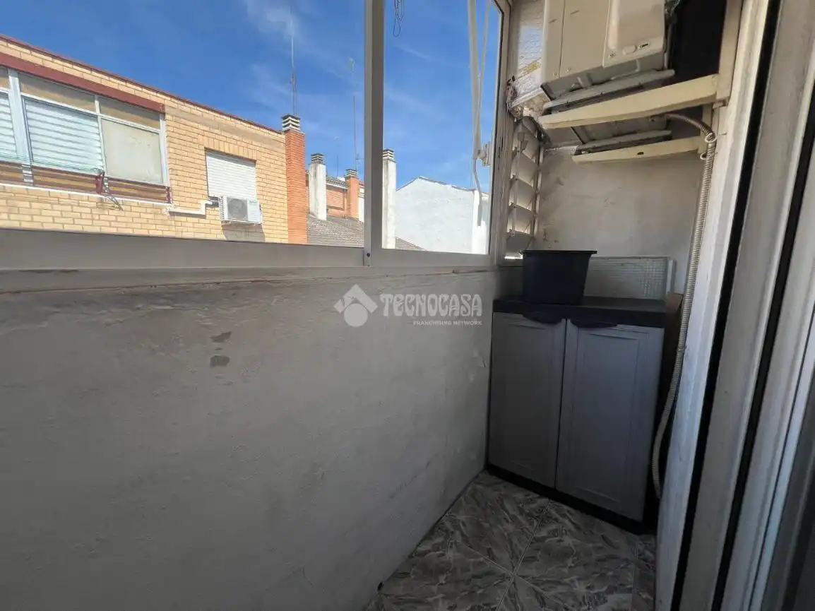 Balcony of Flat for sale in Zaragoza  with Air Conditioner