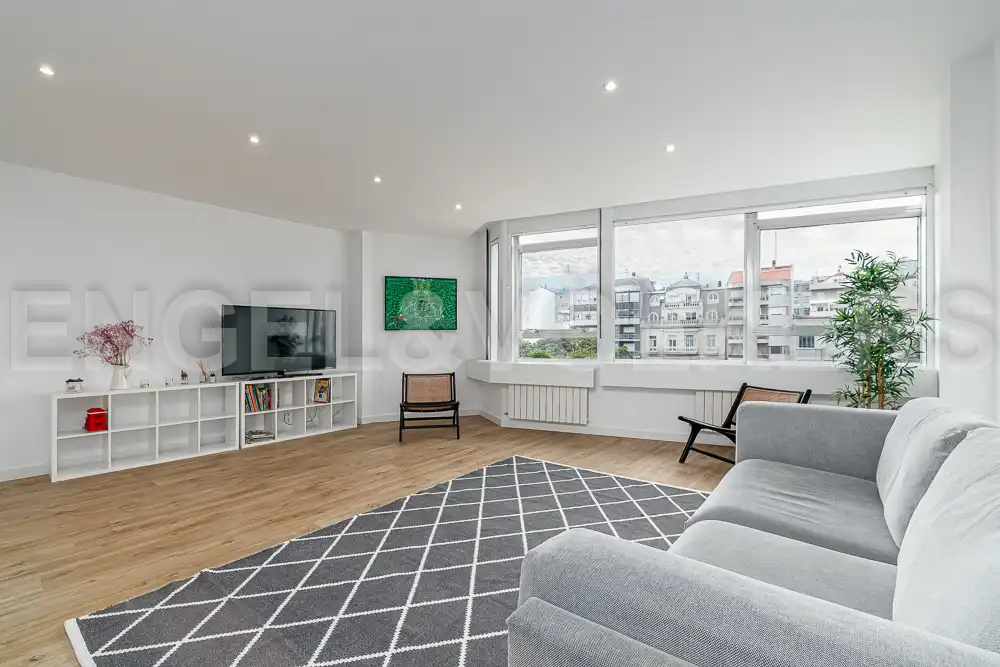 Living room of Flat for rent in Vigo   with Heating and Furnished