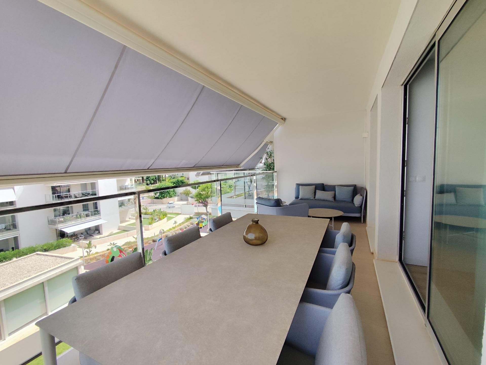 Terrace of Apartment to rent in Dénia  with Air Conditioner, Heating and Private garden