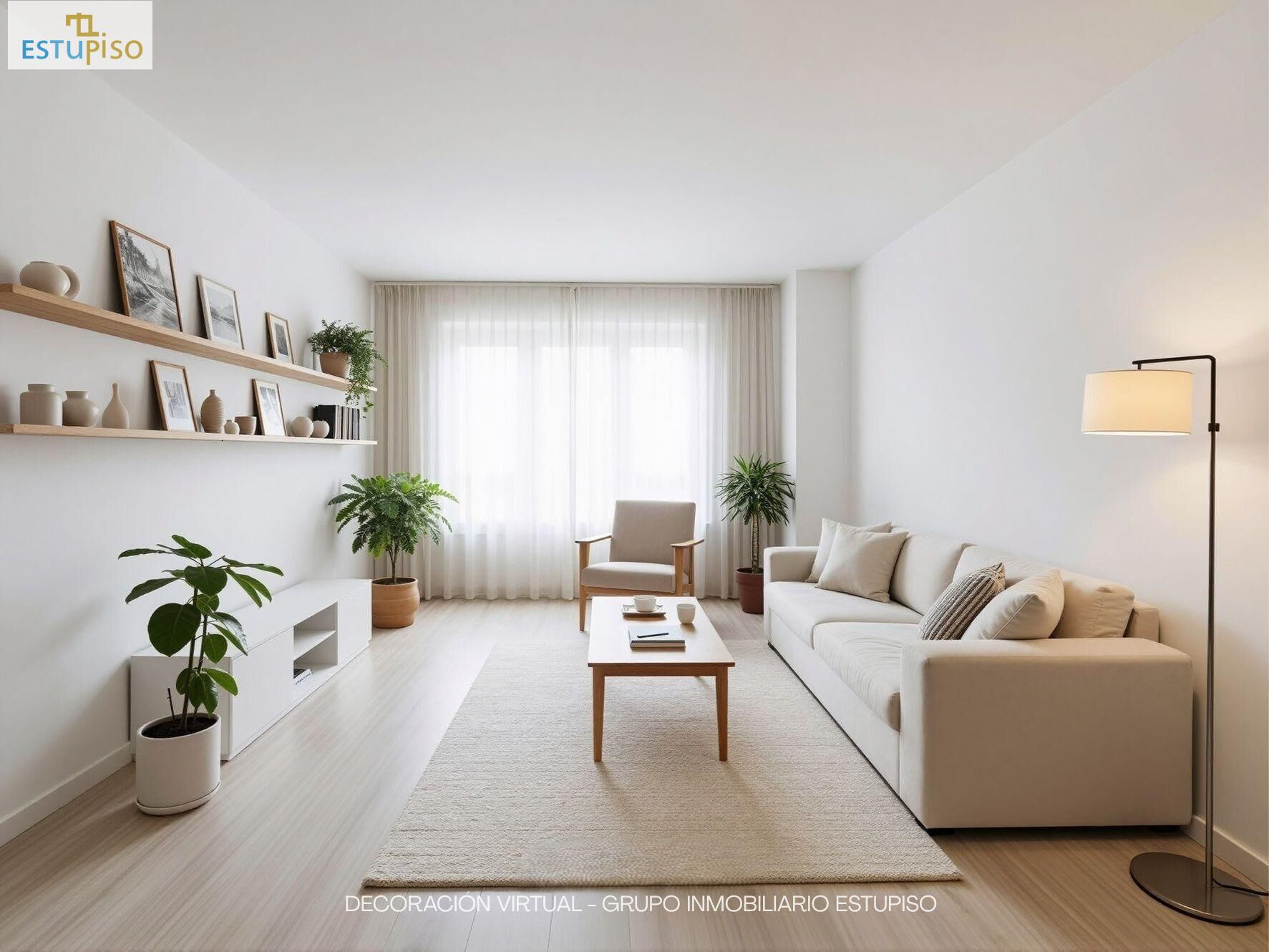 Sala de estar de Piso en venta en Vitoria - Gasteiz con Calefacción, Parquet y Terraza