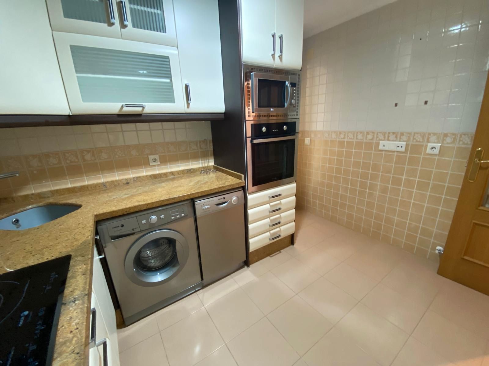 Kitchen of Apartment for sale in  Albacete Capital  with Air Conditioner, Heating and Parquet flooring
