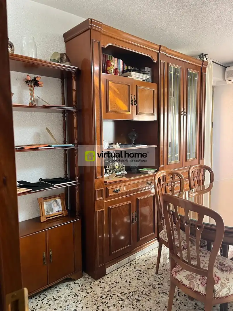 Living room of Flat for sale in Villajoyosa / La Vila Joiosa  with Air Conditioner and Furnished