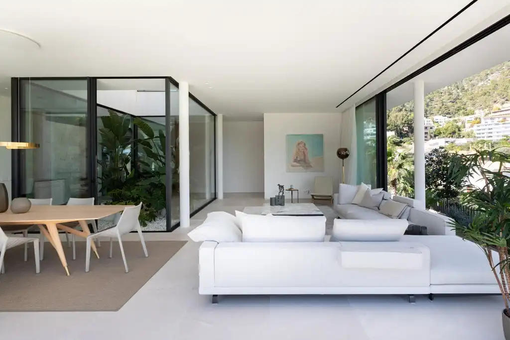 Sala d'estar de Casa o xalet en venda en  Palma de Mallorca amb Aire condicionat, Calefacció i Jardí privat