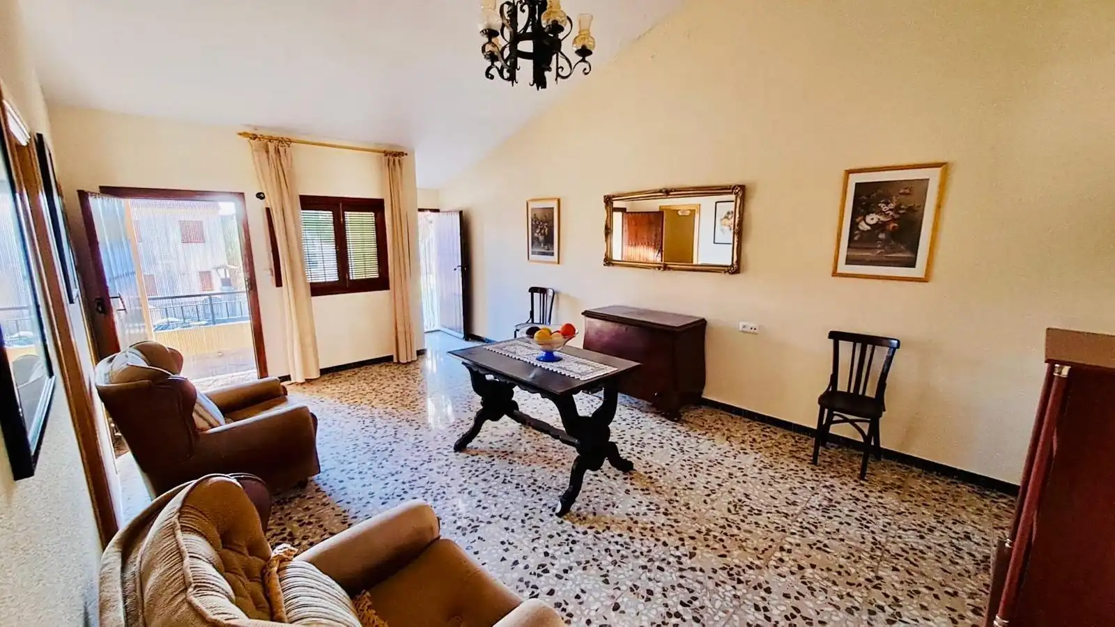 Living room of Detached homes for sale in Pulpí  with Private garden, Terrace and Furnished