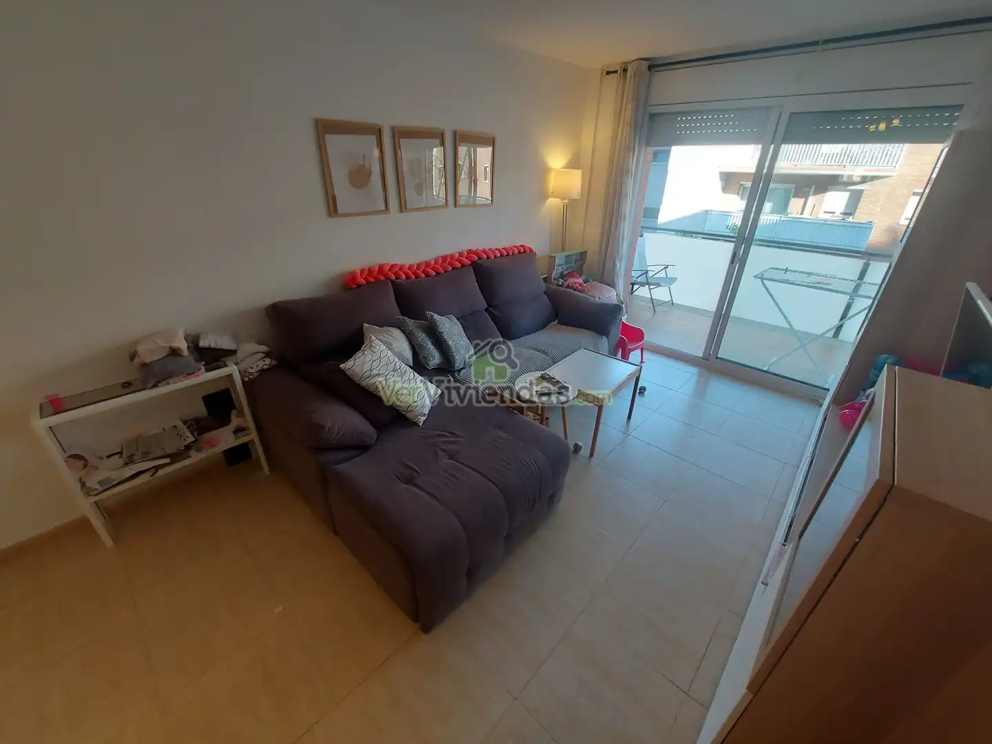 Sala de estar de Piso en venta en Vallirana con Aire acondicionado, Calefacción y Trastero