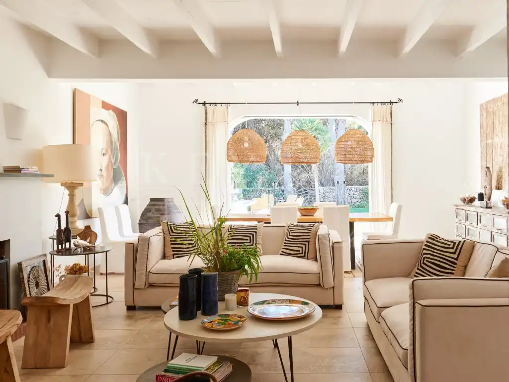 Living room of Houses for sale in Es Castell  with Air Conditioner, Heating and Private garden