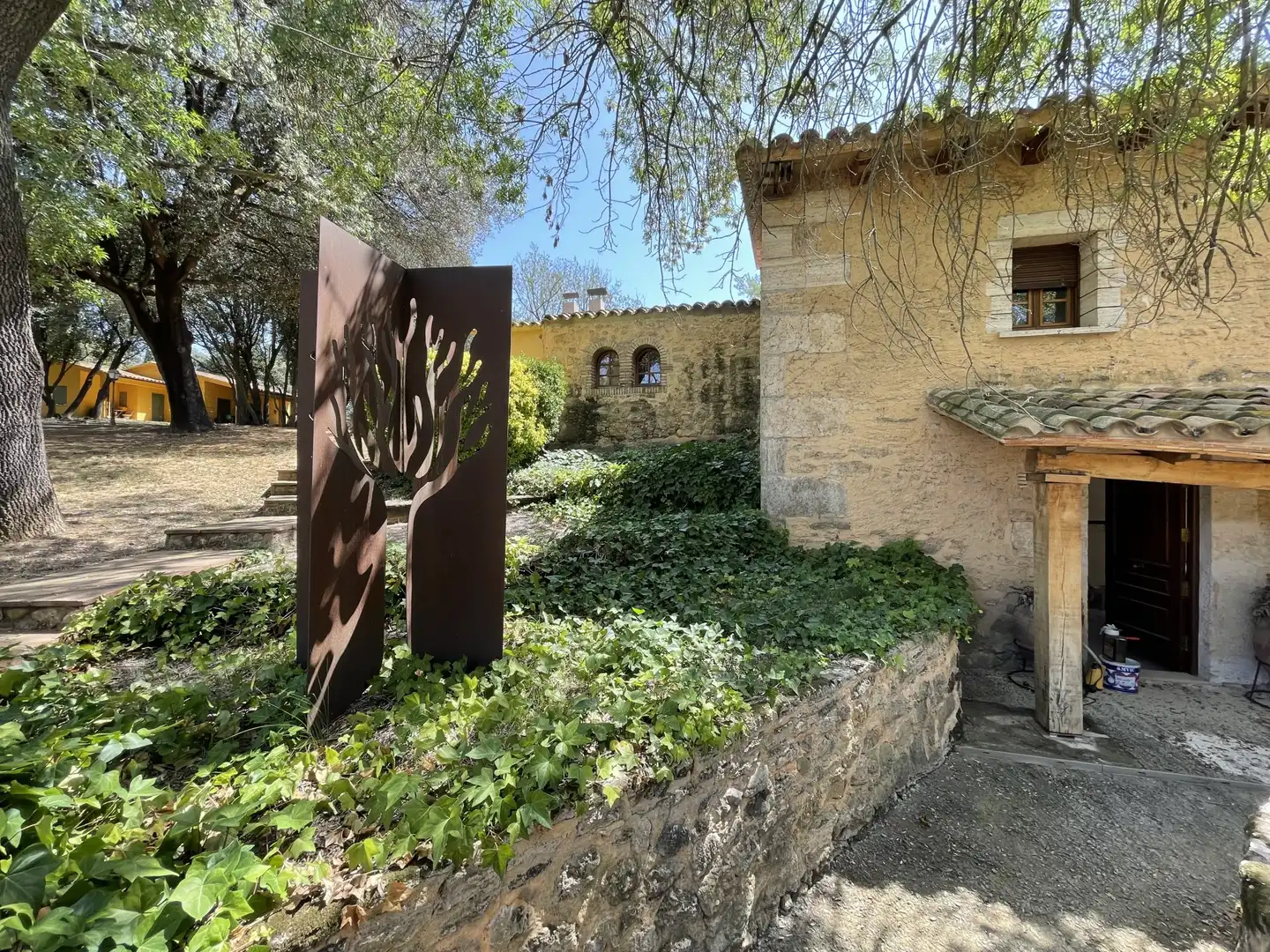 Jardín de Finca rústica en venta en Cornellà del Terri con Trastero y Piscina