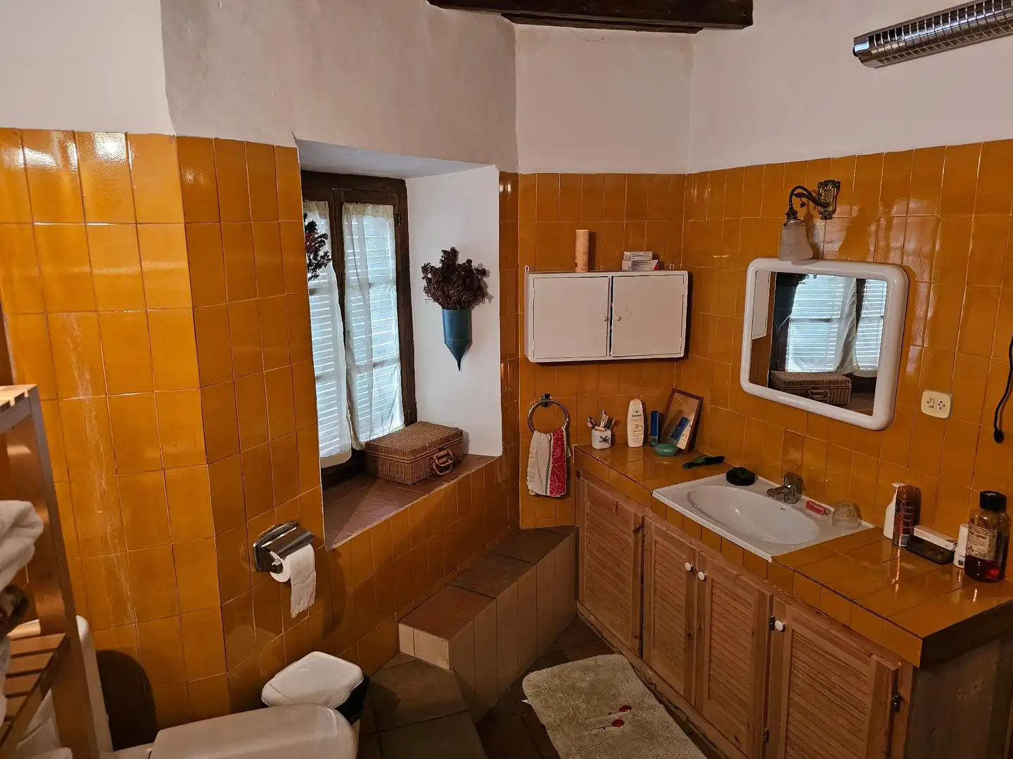 Badezimmer von Einfamilien-Reihenhaus zum Verkauf in Poboleda mit Terrasse, Abstellraum und Balkon