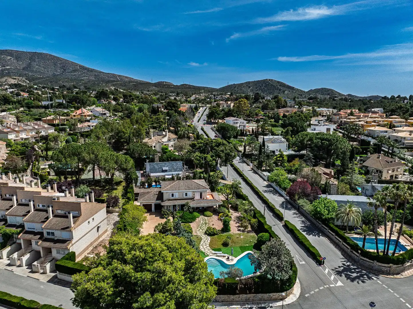 Vista exterior de Casa o xalet en venda en Petrer amb Aire condicionat, Piscina i Alarma