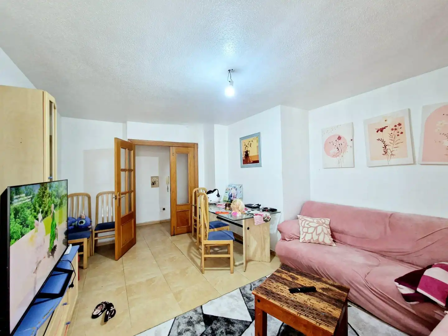 Sala de estar de Apartamento en venta en Águilas con Calefacción y Balcón
