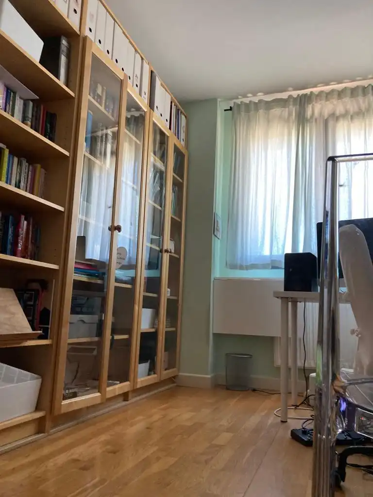 Bedroom of Flat for rent in Madrid  with Air Conditioner, Heating and Parquet flooring