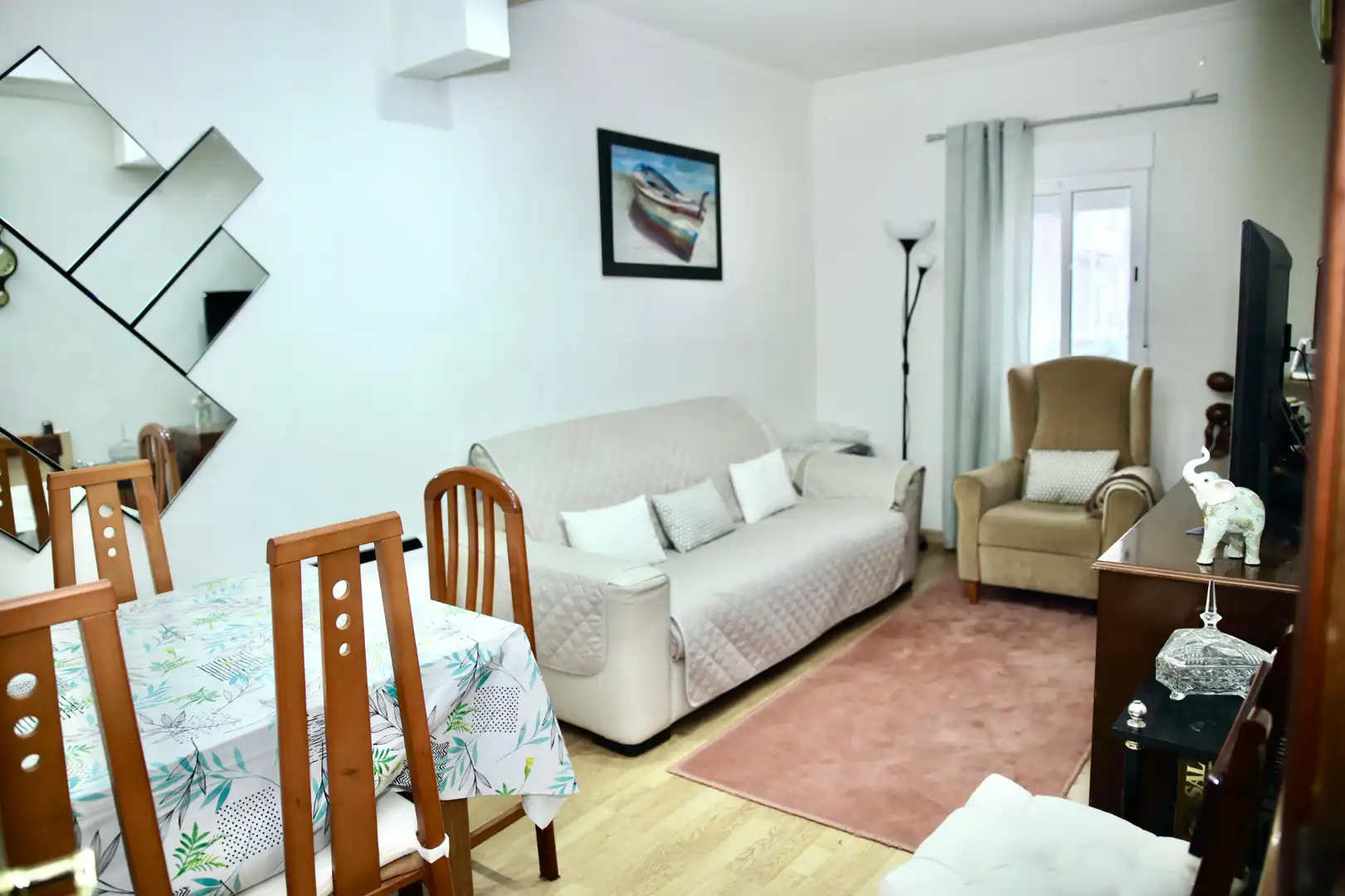 Sala de estar de Piso en venta en Madrid con Terraza y Horno