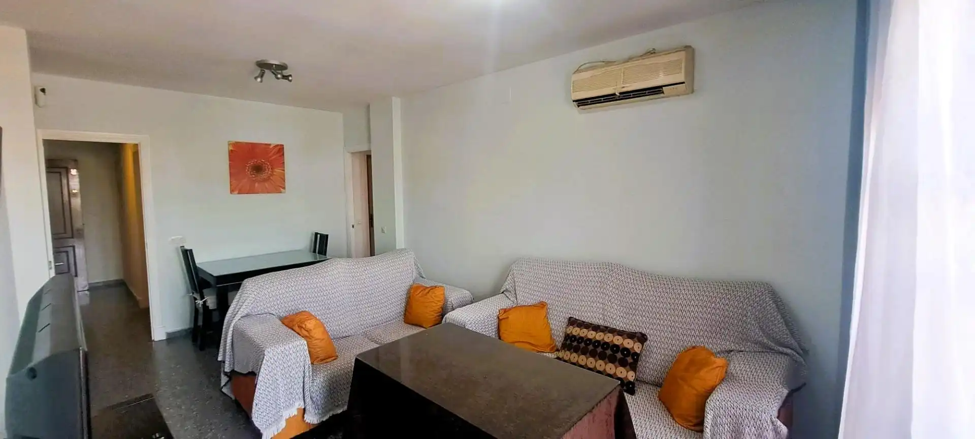 Living room of Flat for rent in Jerez de la Frontera  with Air Conditioner and Furnished