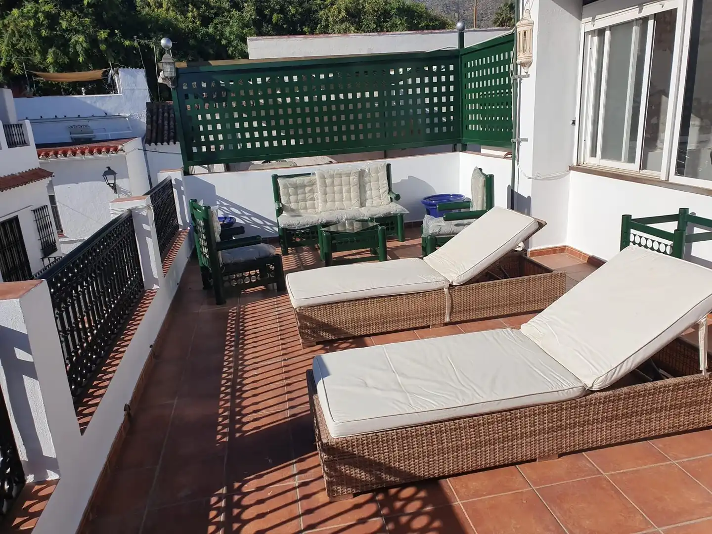 Terraza de Casa adosada en venta en Marbella con Aire acondicionado, Jardín privado y Terraza
