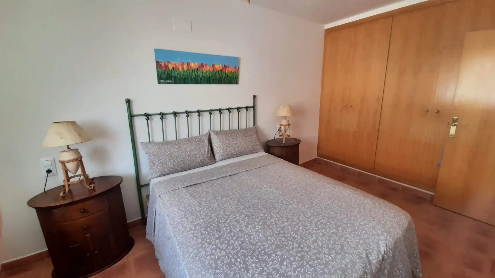 Schlafzimmer von Wohnung zur Miete in Canet d'En Berenguer mit Klimaanlage, Abstellraum und Schwimmbad