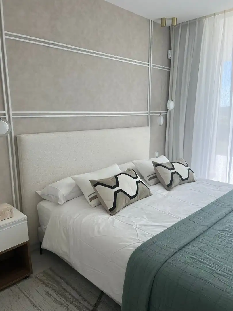 Bedroom of Apartments for rent in Estepona  with Air Conditioner, Parquet flooring and Terrace