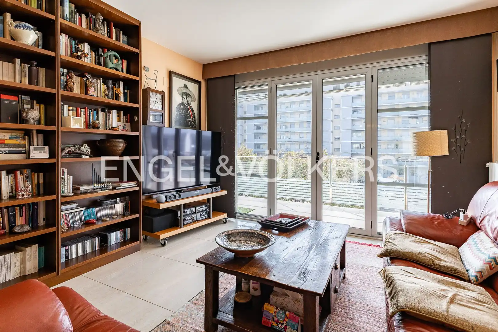 Sala de estar de Piso en venta en Badalona con Aire acondicionado, Calefacción y Terraza