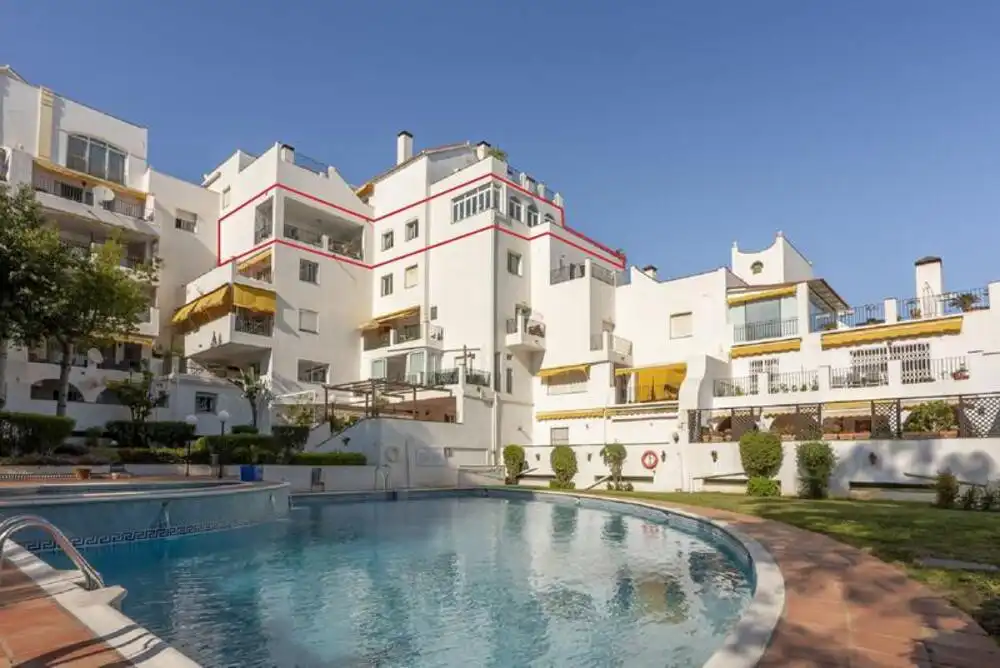 Außenansicht von Dachboden zum Verkauf in Atalaya mit Terrasse, Schwimmbad und Alarm