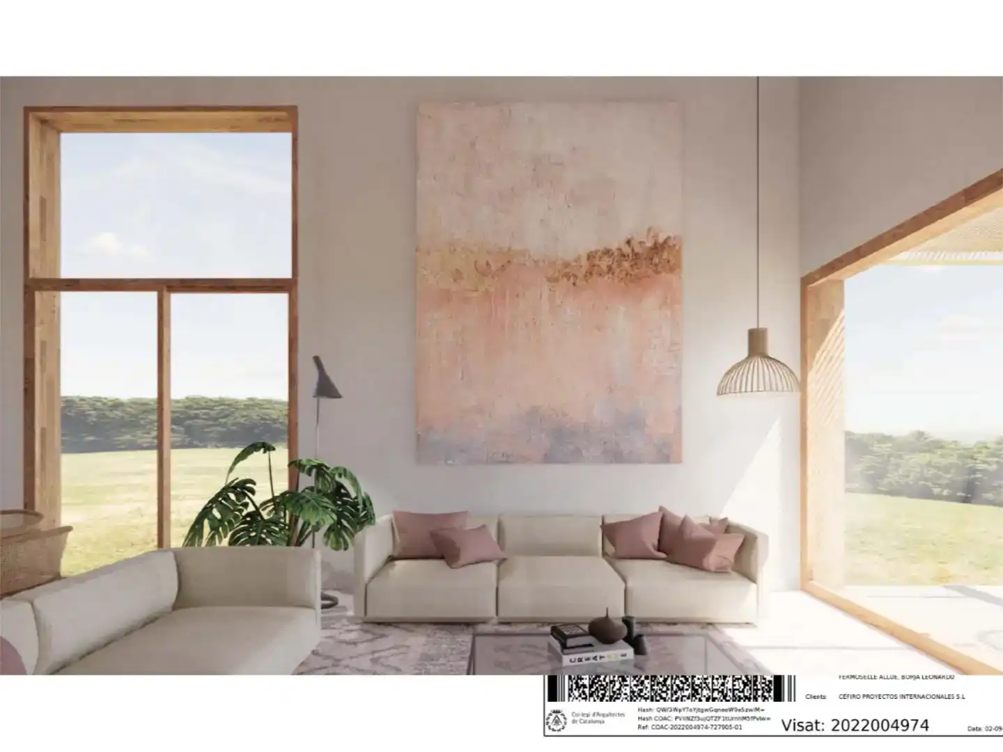 Sala de estar de Piso en venta en Sant Pere de Ribes con Jardín privado, Trastero y Piscina