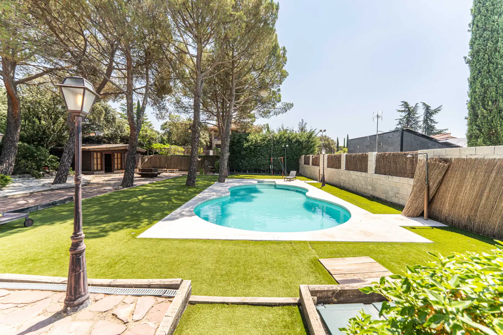 Piscina de Casa o xalet en venda en Alpedrete amb Calefacció, Jardí privat i Terrassa