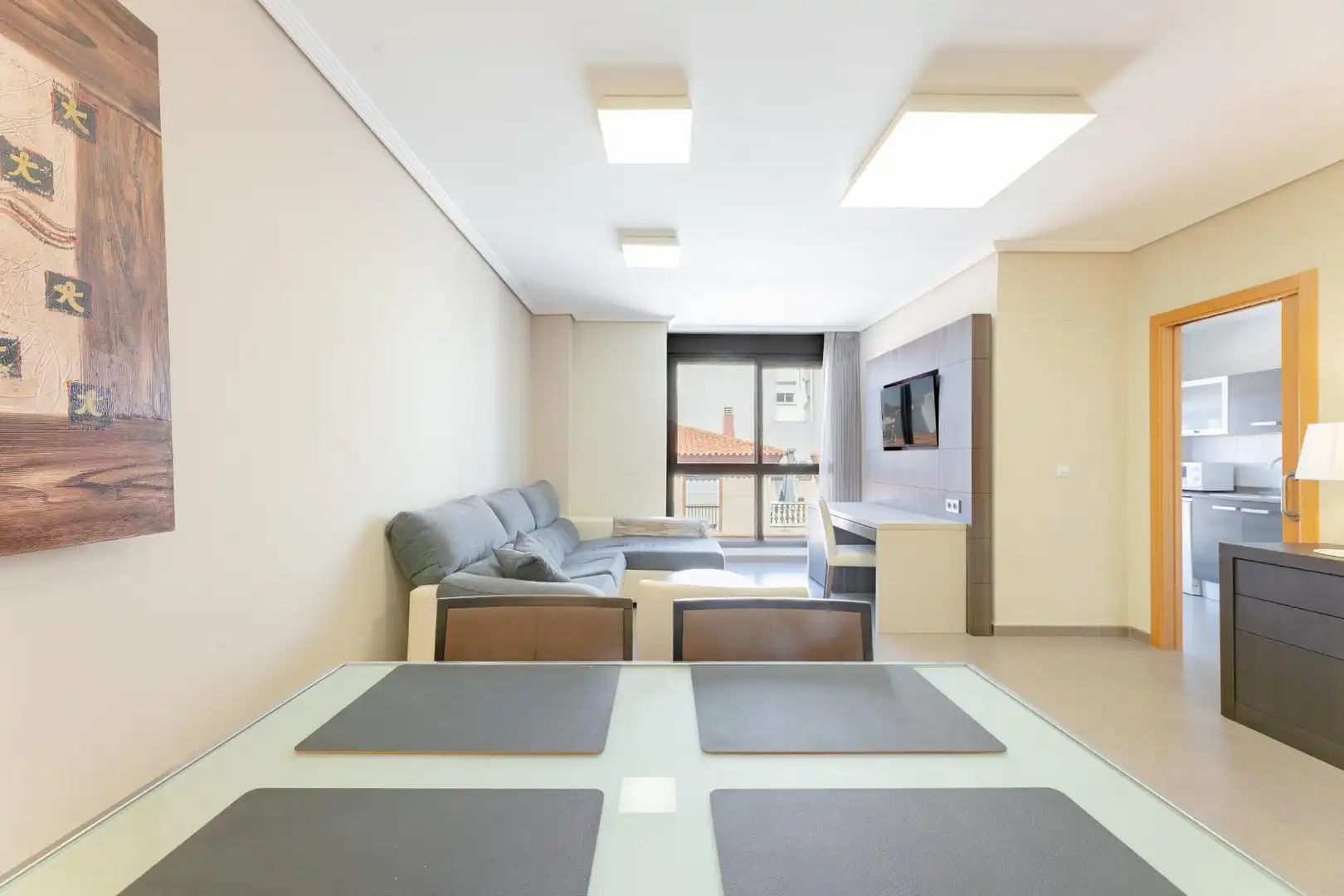 Sala de estar de Piso en venta en La Vall d'Uixó con Aire acondicionado y Amueblado