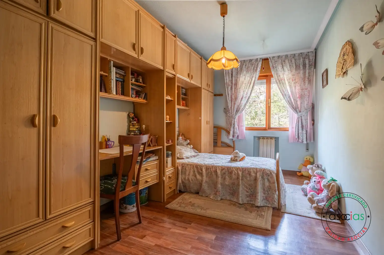 Bedroom of Flat for sale in Teverga  with Heating, Parquet flooring and Terrace