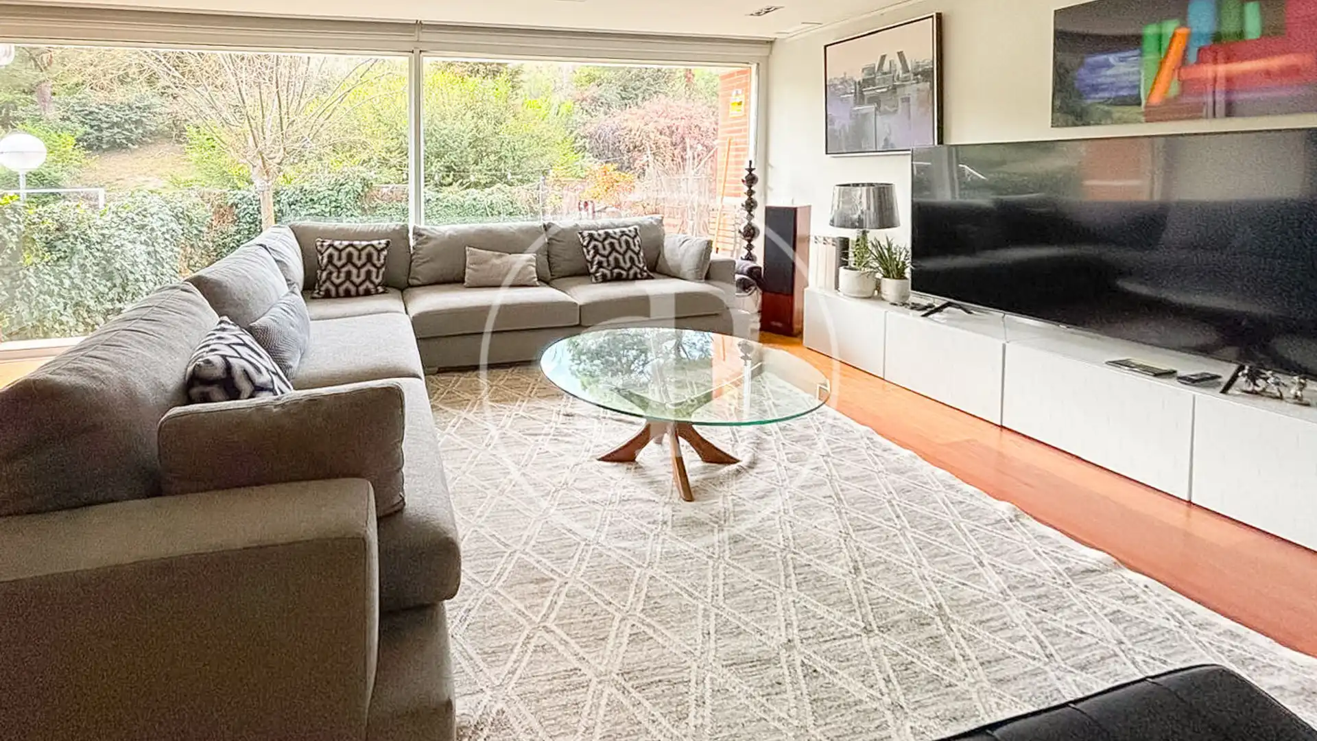 Sala de estar de Casa adosada en venta en Club de Campo con Aire acondicionado, Calefacción y Jardín privado