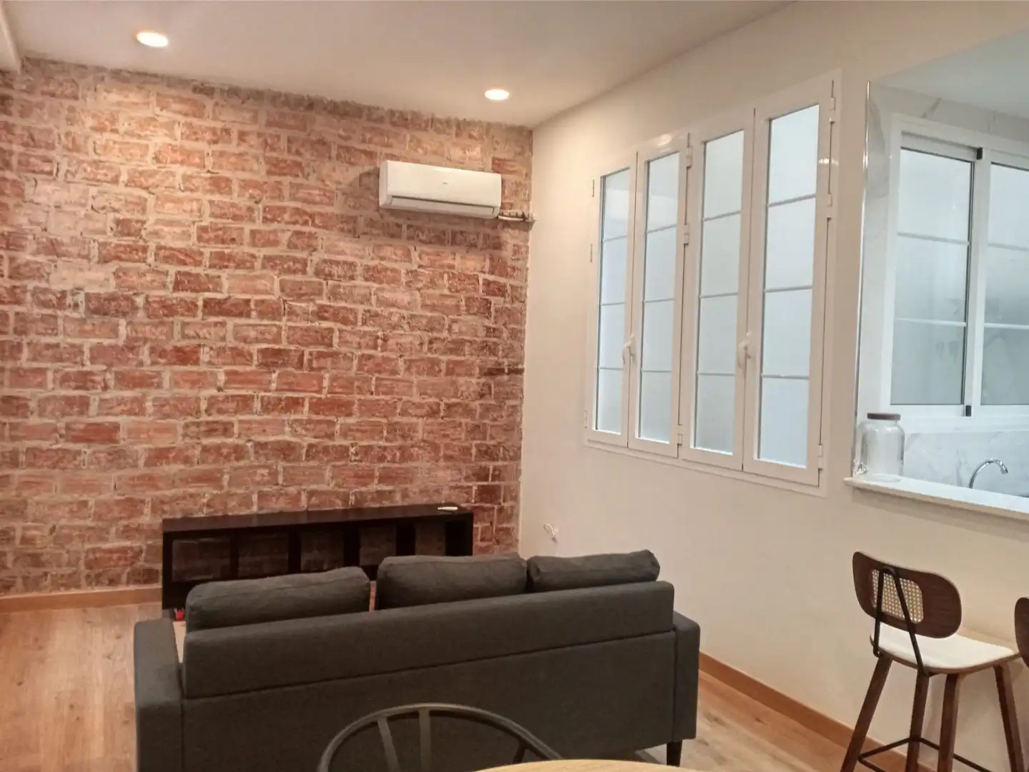 Sala de estar de Apartamento de alquiler en Málaga con Aire acondicionado y Amueblado