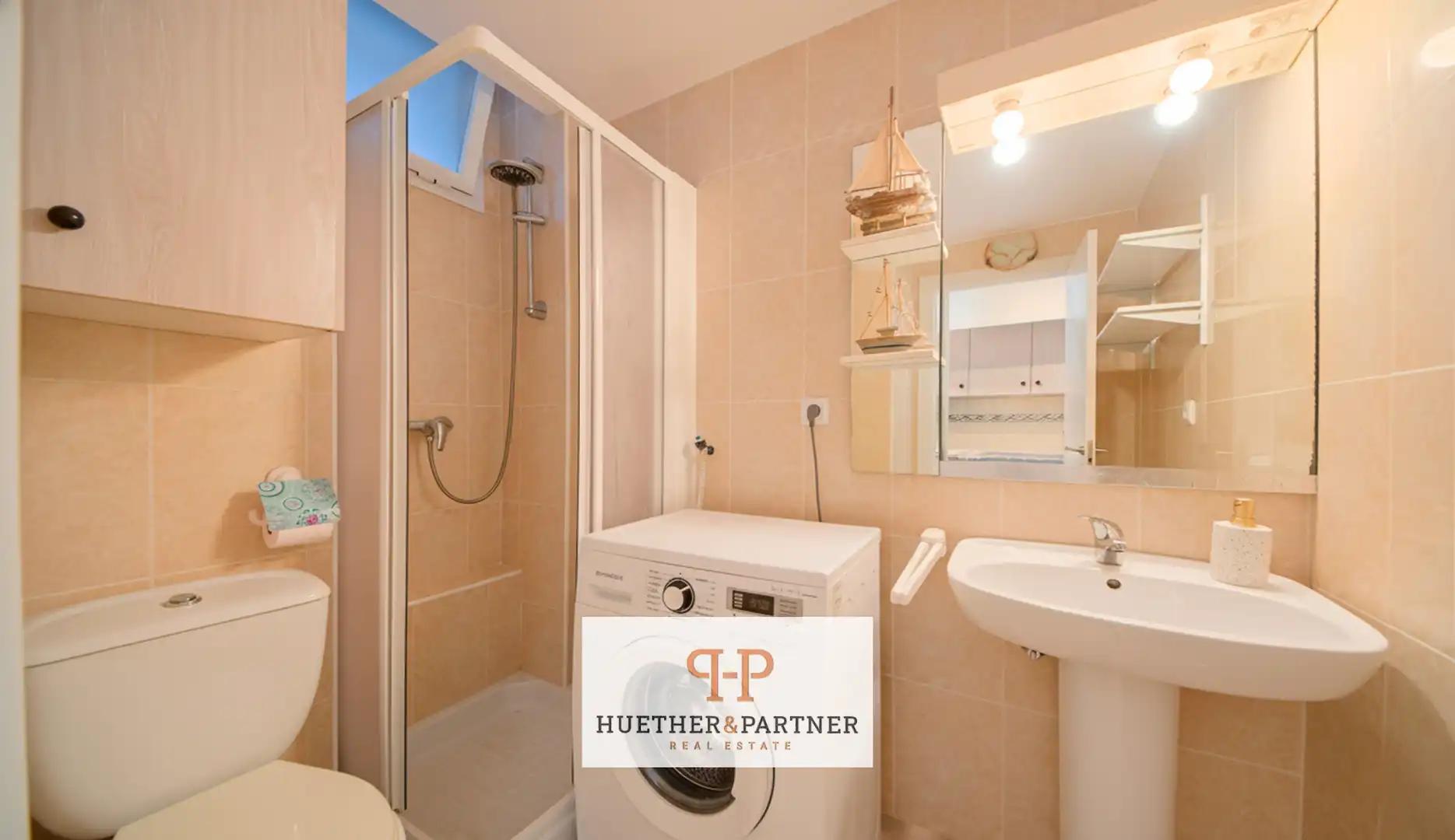 Badezimmer von Wohnung zum Verkauf in Manacor mit Klimaanlage und Möbliert