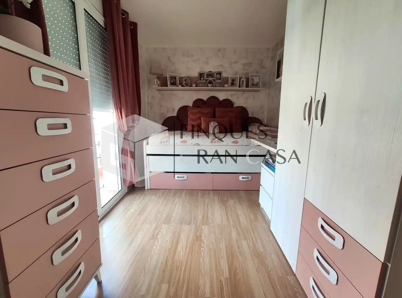 Schlafzimmer von Wohnung zum Verkauf in Canovelles mit Heizung, Parkett und Balkon
