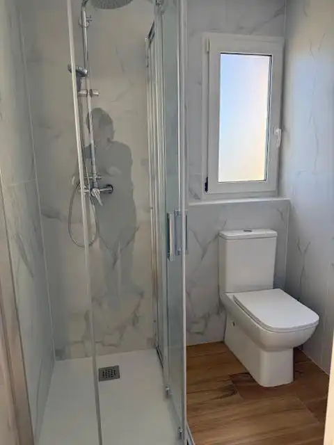 Bathroom of Flat for rent in El Campello  with Air Conditioner, Terrace and Furnished