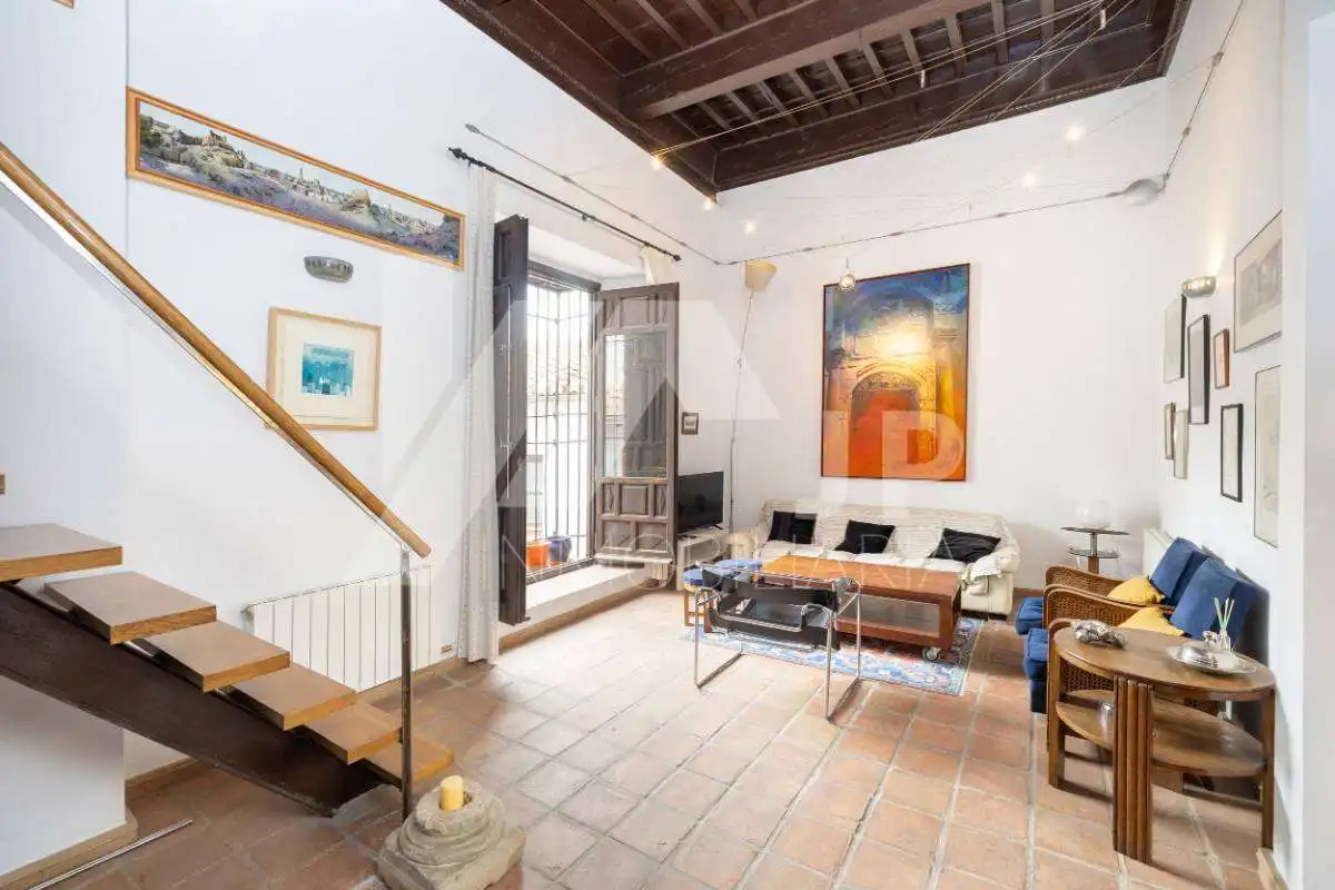Living room of Duplexes for rent in Granada  with Heating, Furnished and Balcony