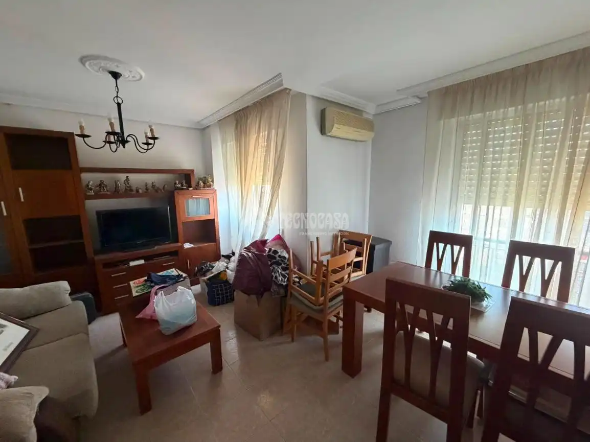 Sala de estar de Dúplex en venta en Badajoz con Aire acondicionado, Terraza y Balcón