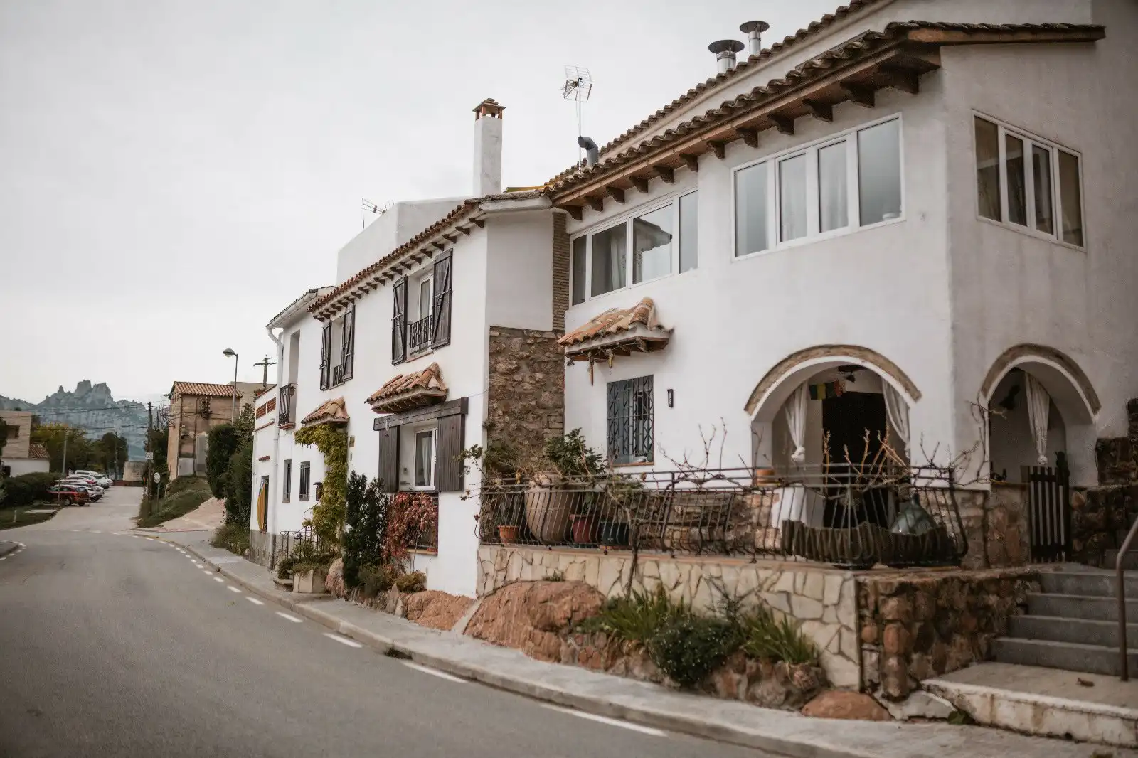 Vista exterior de Casa adosada en venta en Vacarisses con Calefacción, Horno y Balcón