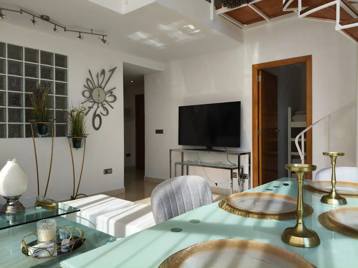 Comedor de Ático en venta en Gandia con Aire acondicionado, Terraza y Amueblado