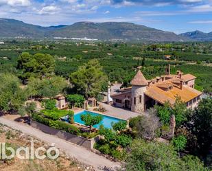 Vista exterior de Casa o xalet en venda en El Milà amb Aire condicionat, Terrassa i Piscina