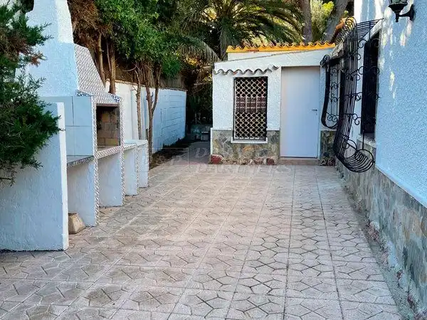 Vista exterior de Casa o chalet en venta en Pilar de la Horadada con Aire acondicionado, Jardín privado y Terraza