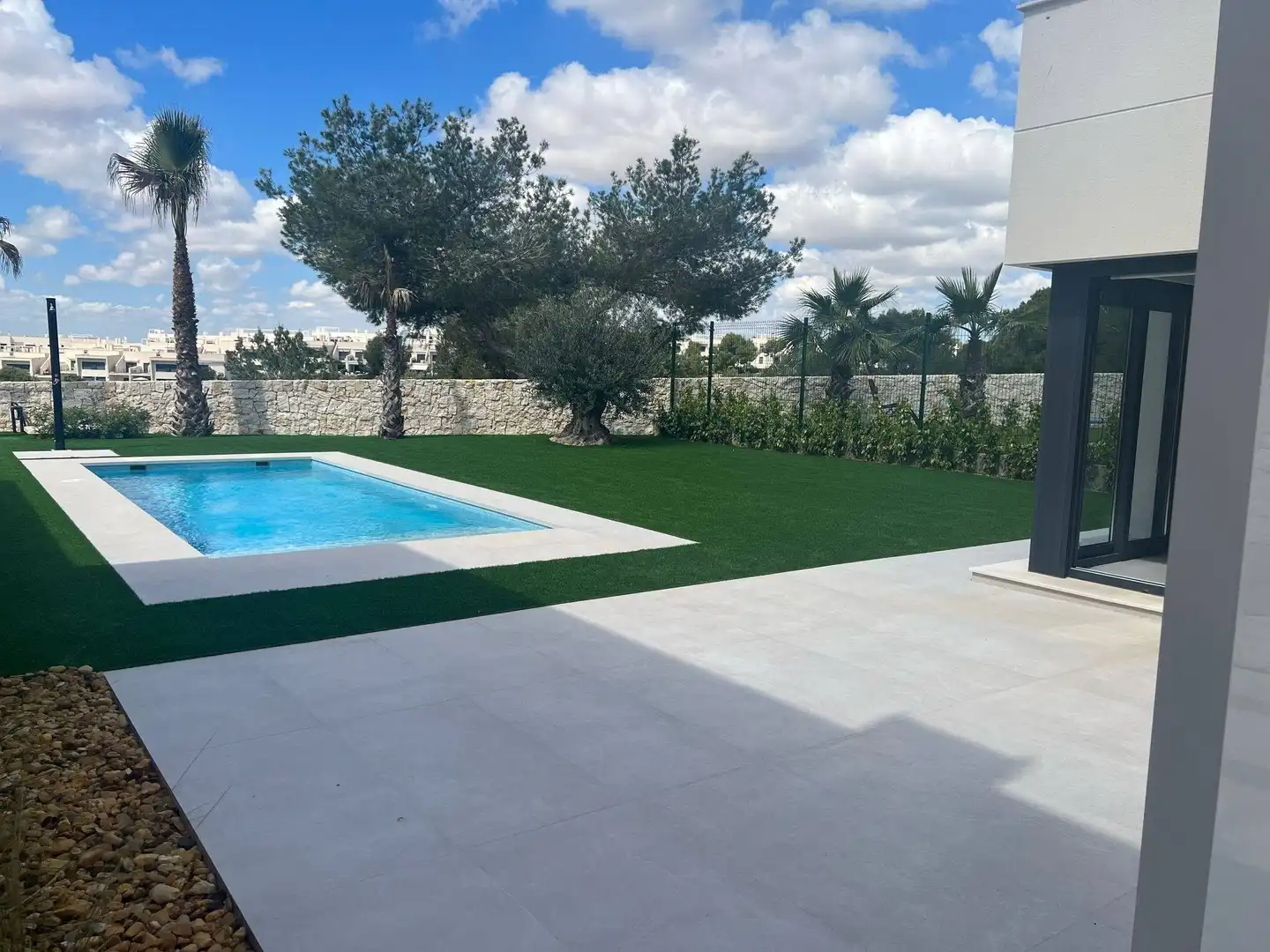 Swimming pool of Detached homes for sale in Pilar de la Horadada  with Air Conditioner, Private garden and Terrace