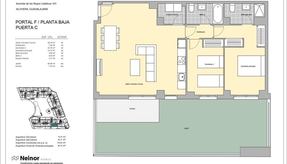 Foto 1 de Pis en venda a Avenida Camino las Fuentes, Alovera, Guadalajara
