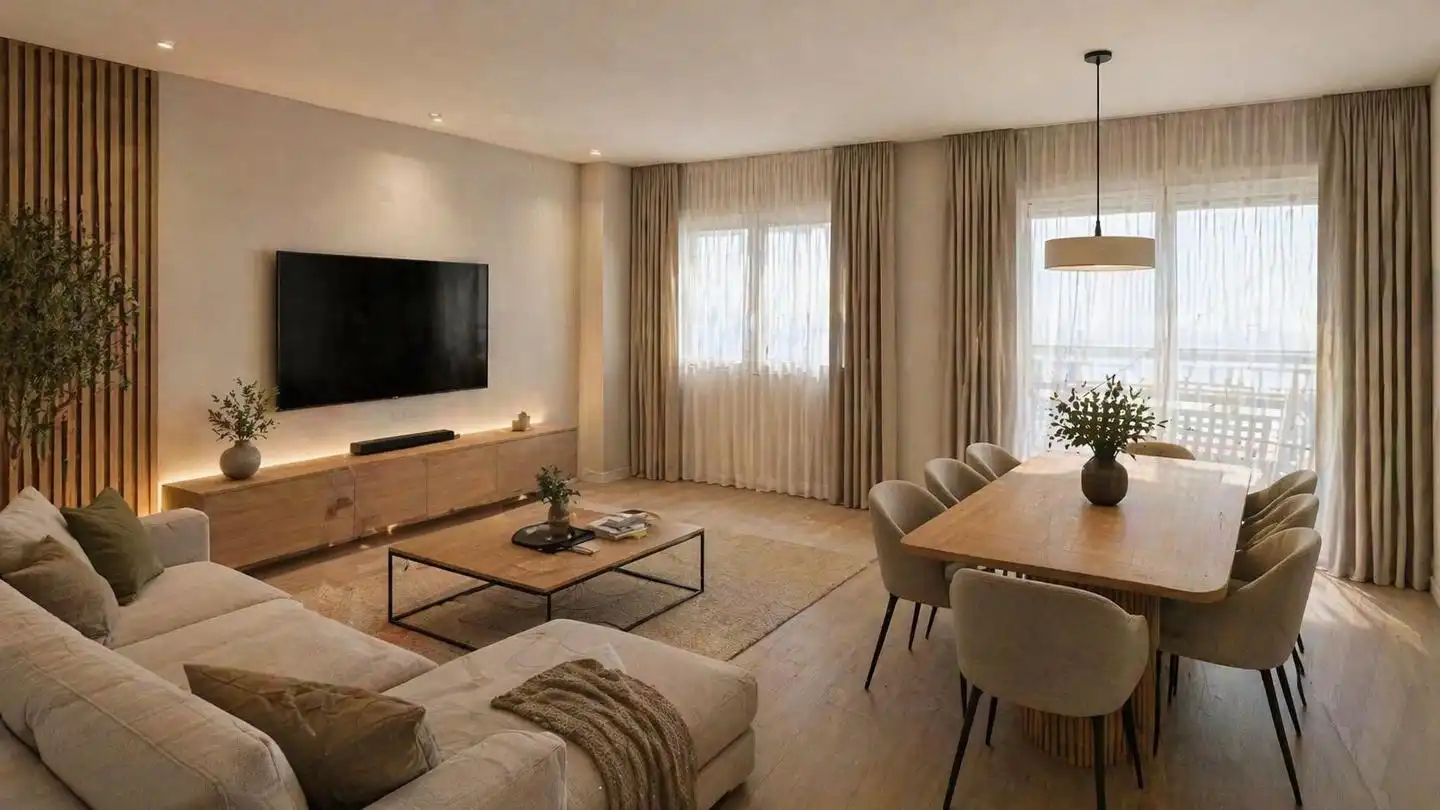 Sala de estar de Piso en venta en Benicarló con Terraza y Amueblado