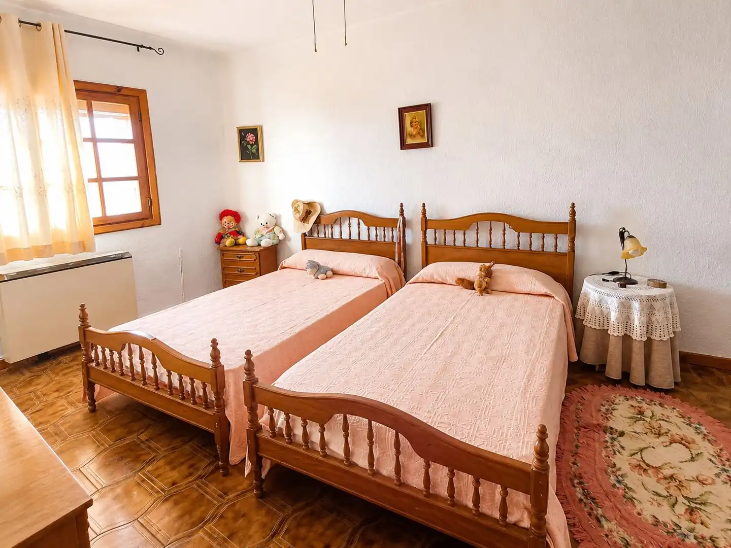 Bedroom of Houses for sale in Peralejos de Abajo  with Heating, Terrace and Furnished