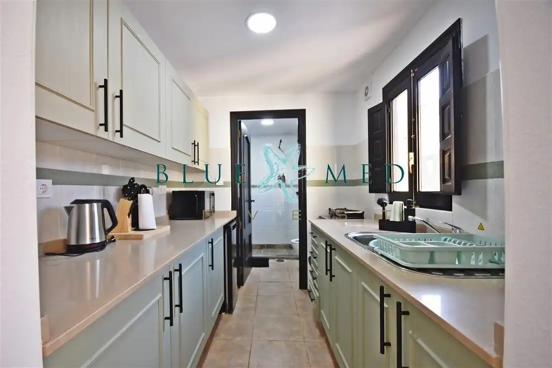 Cocina de Casa o chalet en venta en Fuente Álamo de Murcia con Aire acondicionado, Calefacción y Terraza