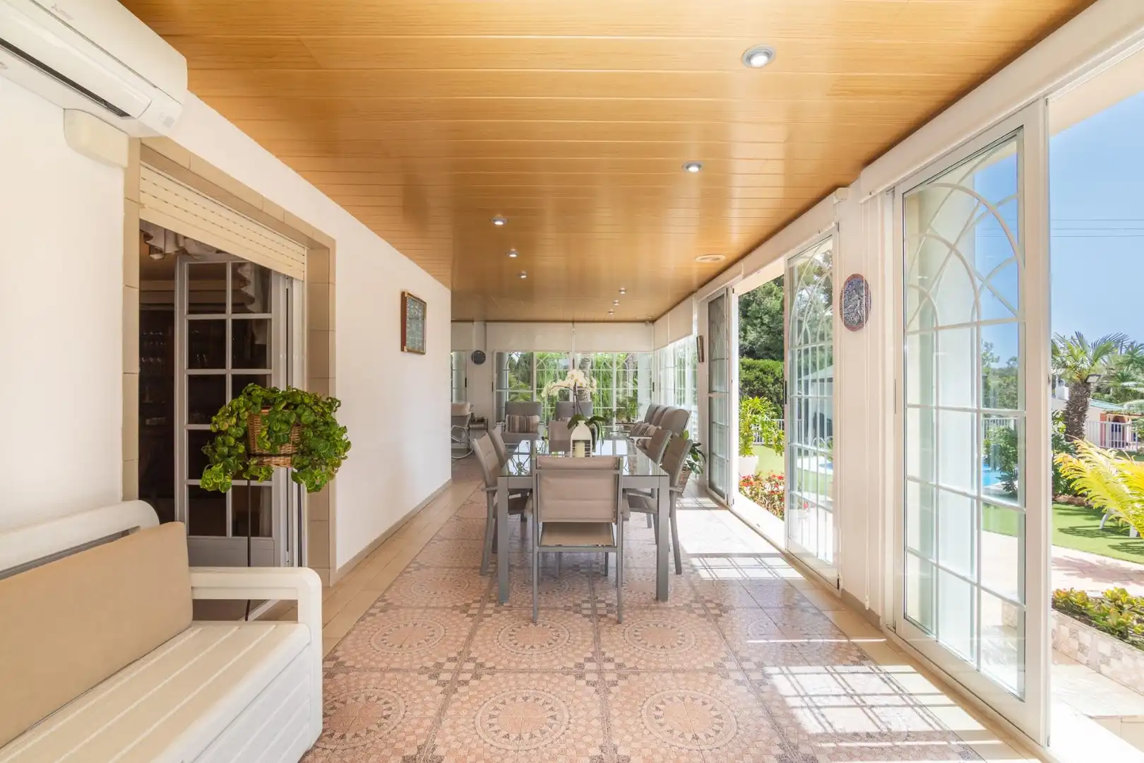 Terraza de Casa o chalet en venta en Elche / Elx con Jardín privado, Terraza y Piscina