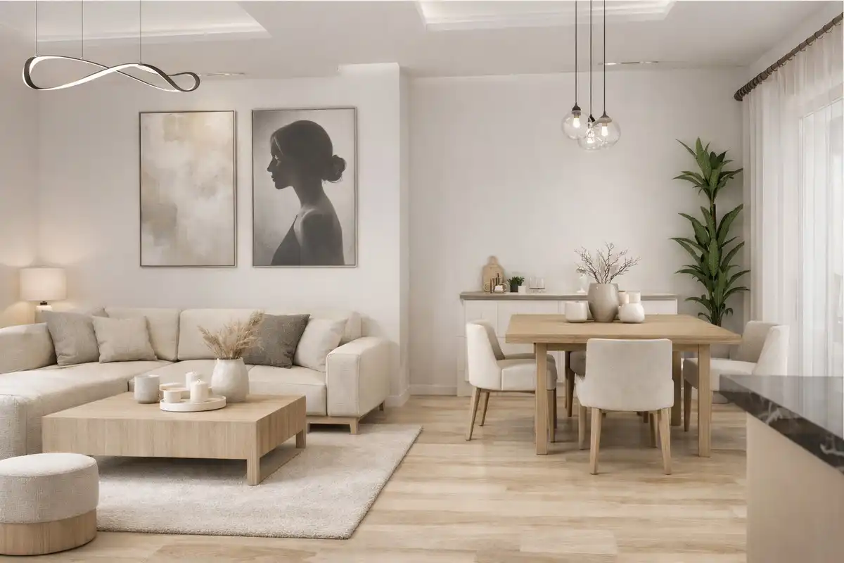 Sala d'estar de Apartament en venda en Fuengirola amb Aire condicionat, Calefacció i Terrassa