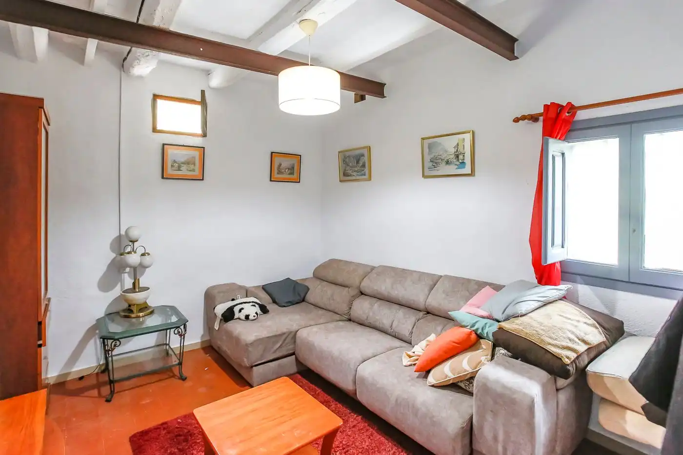 Sala de estar de Finca rústica en venta en Llambilles