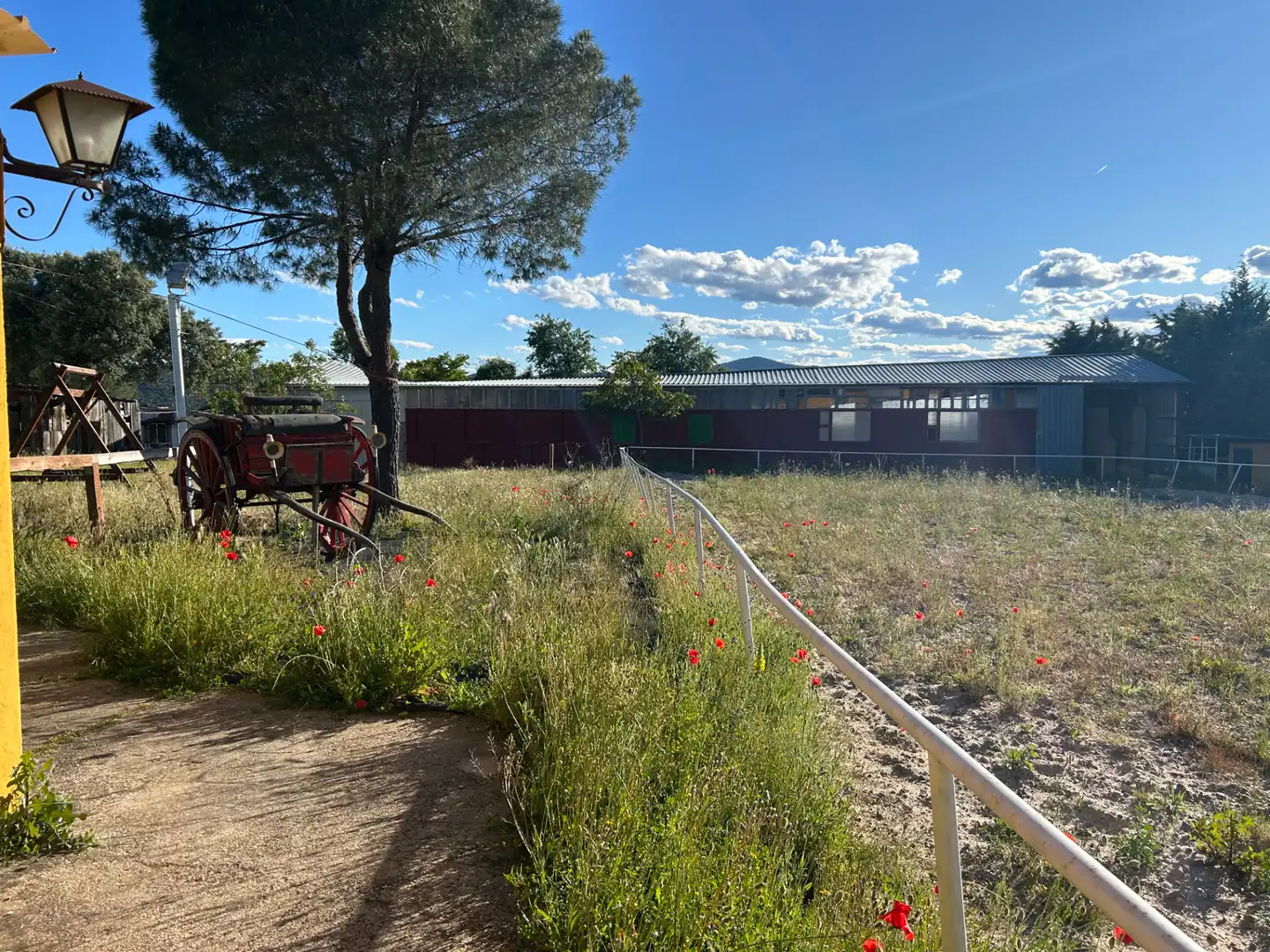 Vista exterior de Finca rústica en venta en Navas del Rey con Calefacción, Jardín privado y Terraza