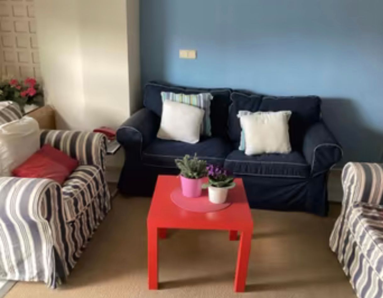 Sala de estar de Piso en venta en Alicante / Alacant con Aire acondicionado, Calefacción y Amueblado