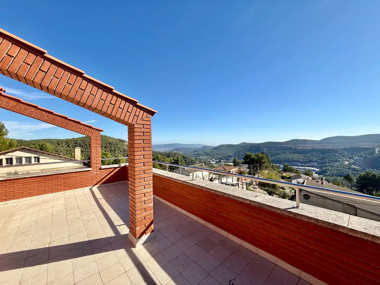 Terraza de Casa o chalet en venta en Vallirana con Jardín privado, Terraza y Horno