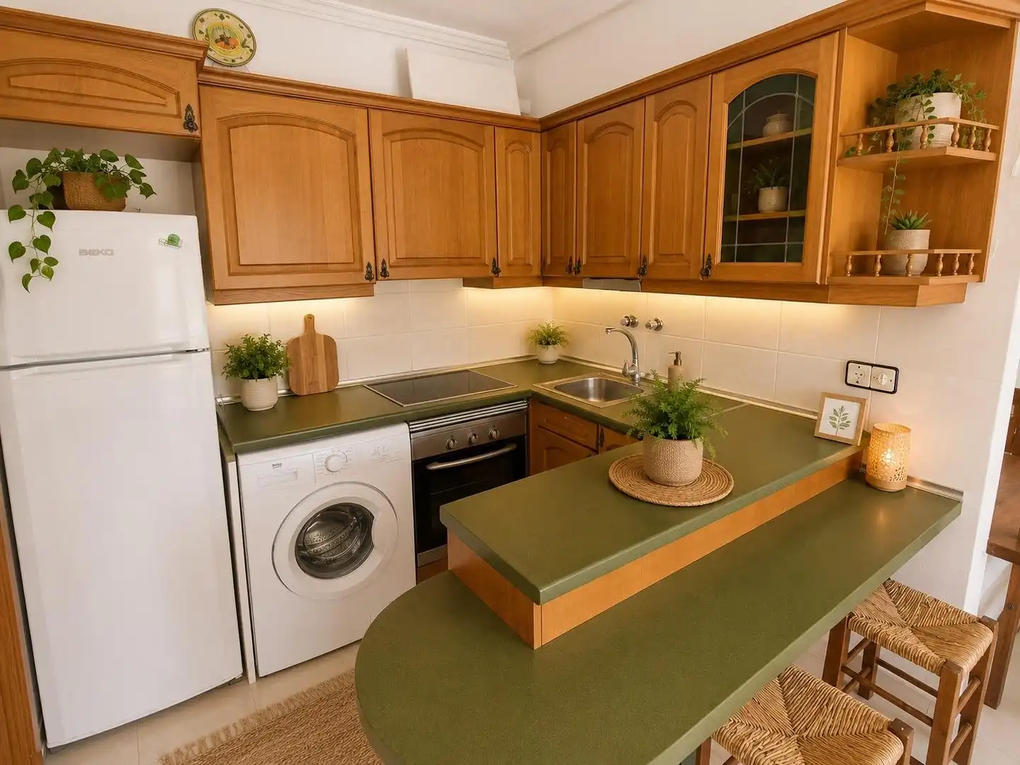 Cocina de Ático en venta en Salou con Terraza, Amueblado y Piscina comunitaria