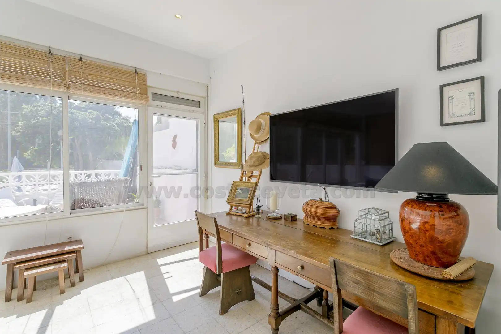 Exterior view of Detached homes for sale in El Campello  with Air Conditioner, Private garden and Terrace